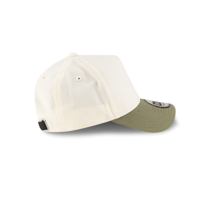 New Era Branded High Twist Chrome White 9FORTY A-Frame Adjustable Hat