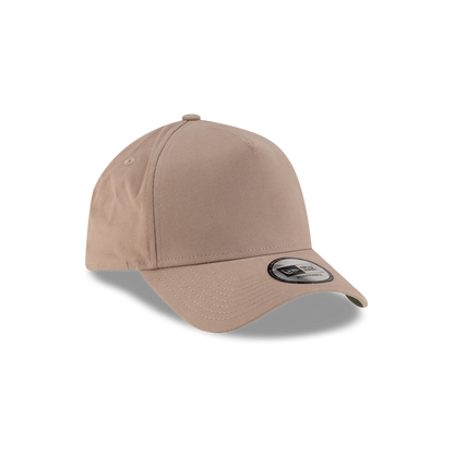 New Era Branded High Twist Taupe Gray 9FORTY A-Frame Adjustable Hat