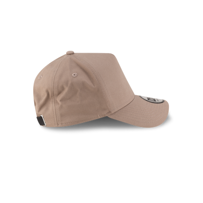 New Era Branded High Twist Taupe Gray 9FORTY A-Frame Adjustable Hat