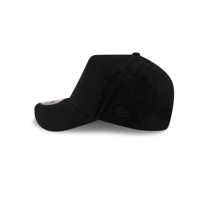 New Era Branded High Twist Black 9FORTY A-Frame Adjustable Hat