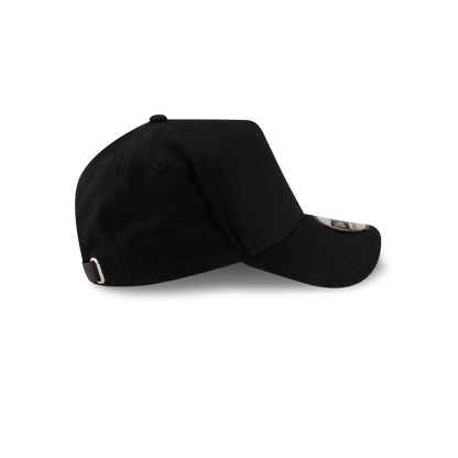New Era Branded High Twist Black 9FORTY A-Frame Adjustable Hat