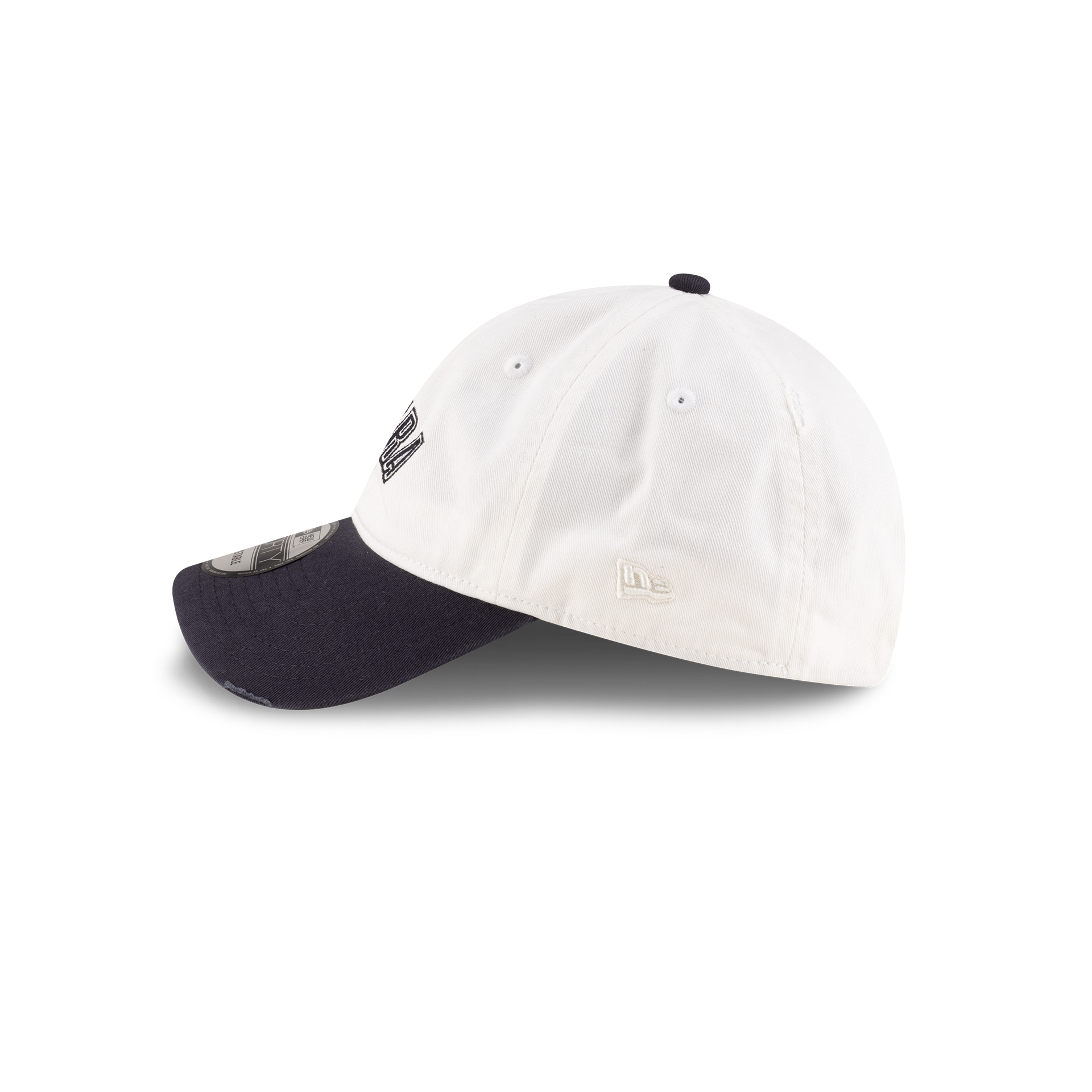 New Era Branded Sweep Rugby College White 9FORTY Adjustable Hat