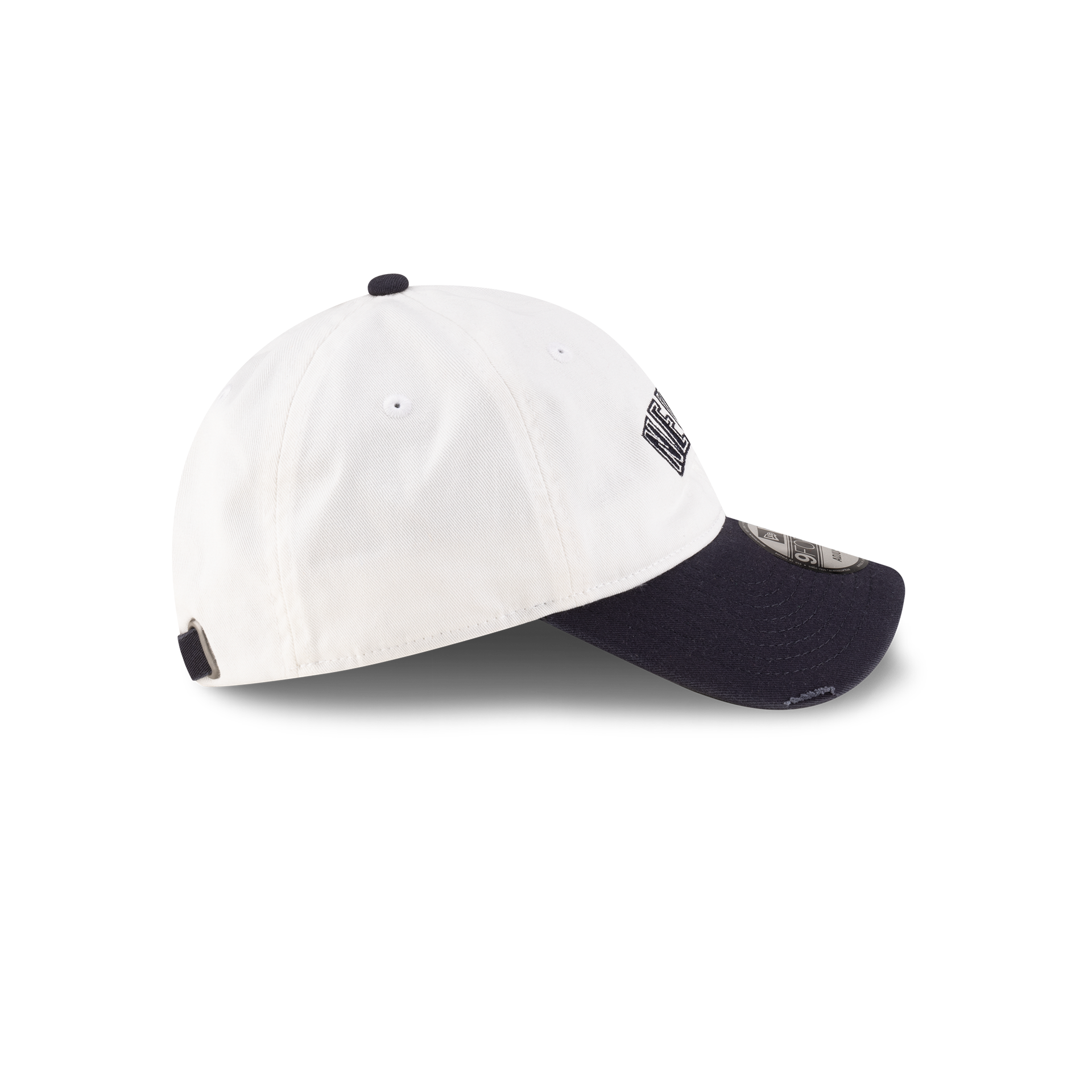 New Era Branded Sweep Rugby College White 9FORTY Adjustable Hat