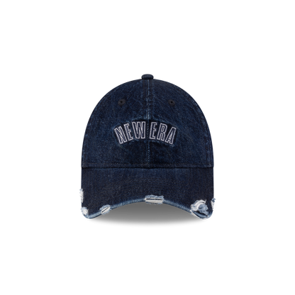 New Era Branded Sweep Rugby Denim Muted Indigo 9FORTY Adjustable Hat