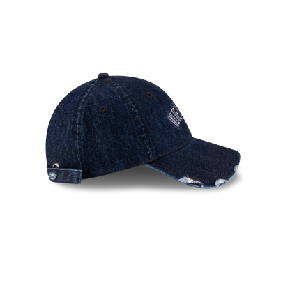 New Era Branded Sweep Rugby Denim Muted Indigo 9FORTY Adjustable Hat