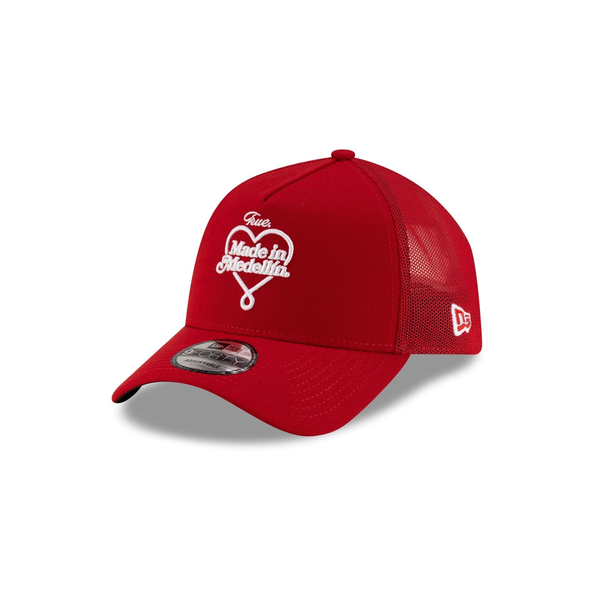 TRUE. Made in Medell��n Scarlet 9FORTY A-Frame Snapback Hat