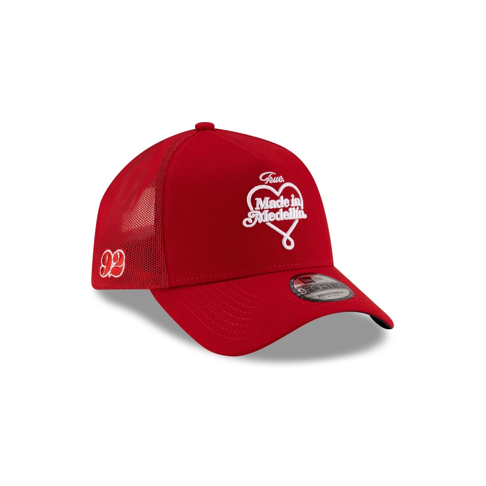 TRUE. Made in Medell��n Scarlet 9FORTY A-Frame Snapback Hat