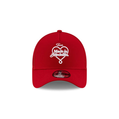 TRUE. Made in Medell��n Scarlet 9FORTY A-Frame Snapback Hat