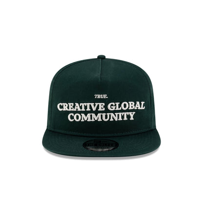 TRUE. Dark Green Golfer Hat