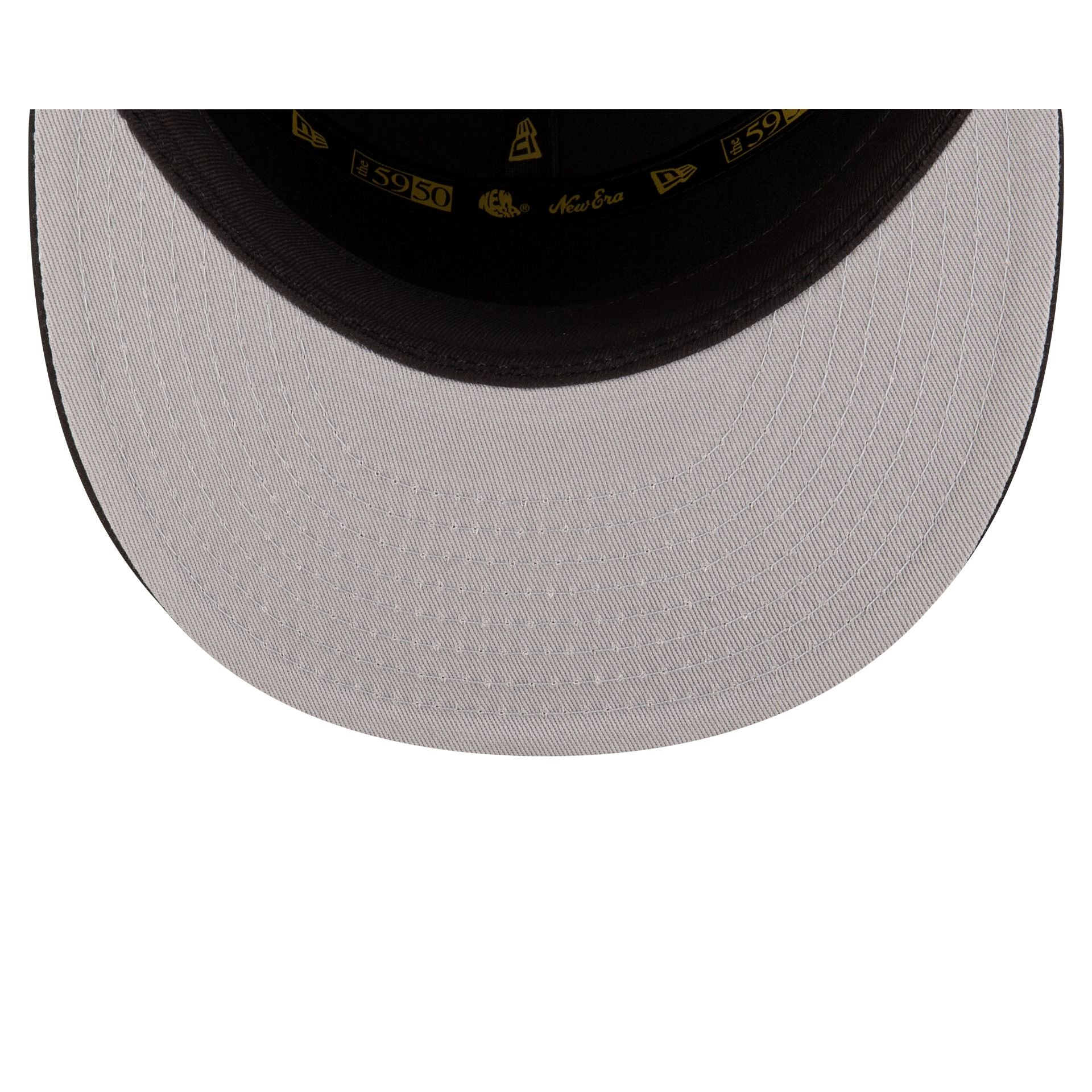 New Era Cap Black Split Panel 59FIFTY Fitted Hat