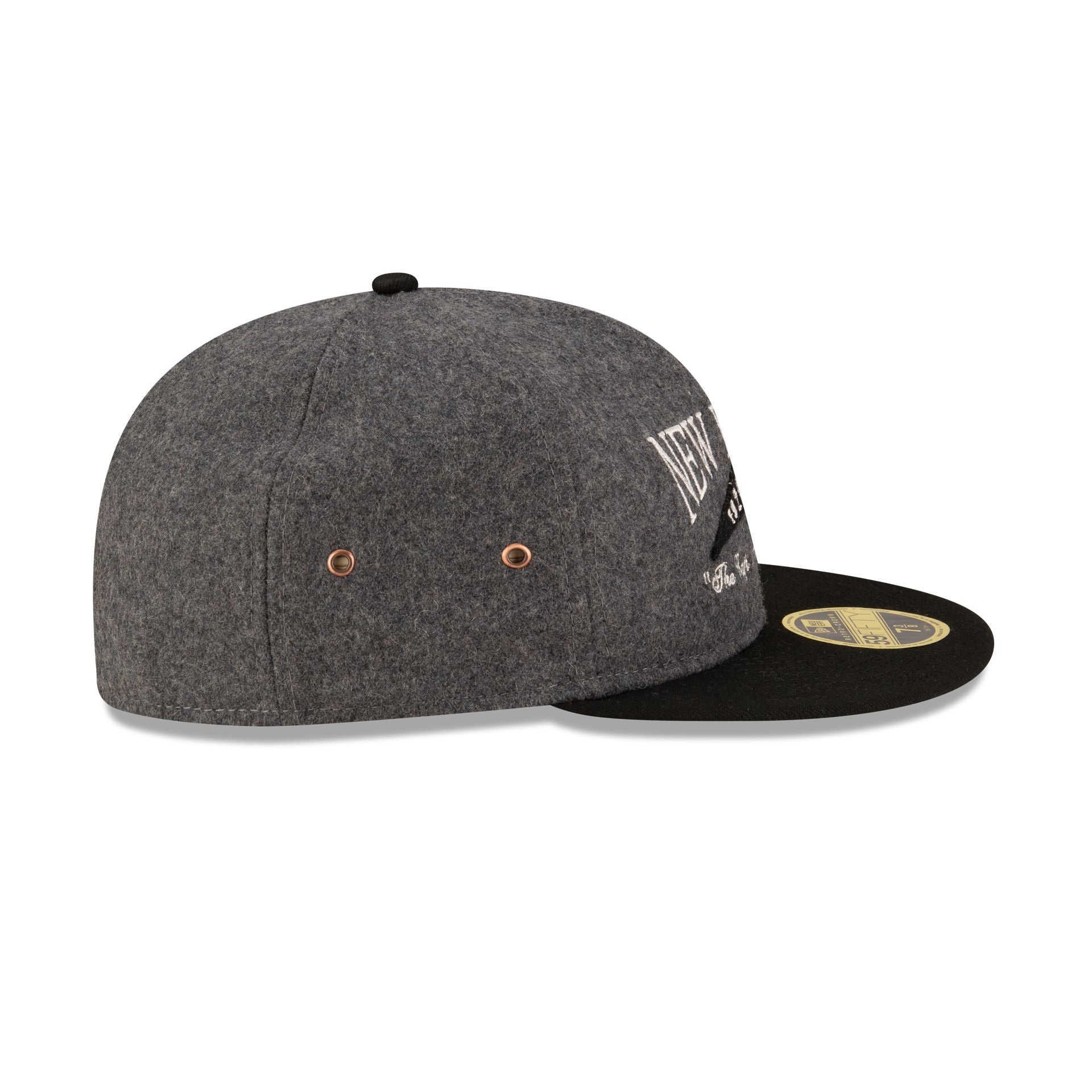 New Era Cap Heather Gray Retro Crown 59FIFTY Fitted Hat
