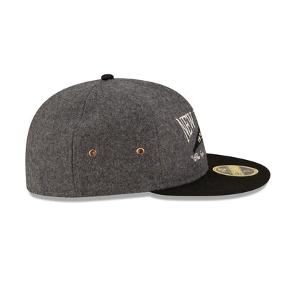 New Era Cap Heather Gray Retro Crown 59FIFTY Fitted Hat
