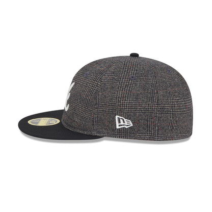 Atlanta Braves Plaid Retro Crown 59FIFTY Fitted Hat