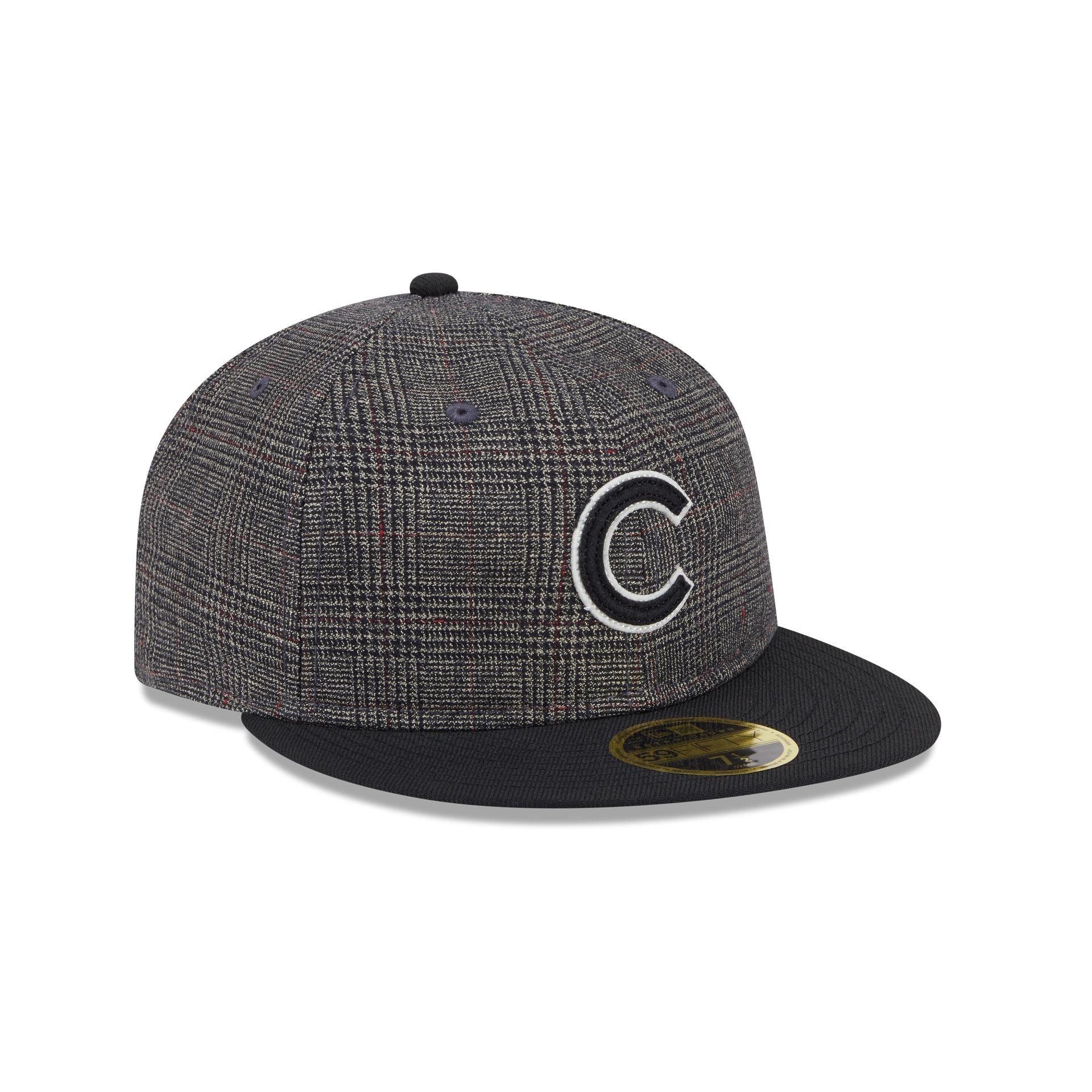 Chicago Cubs Plaid Retro Crown 59FIFTY Fitted Hat