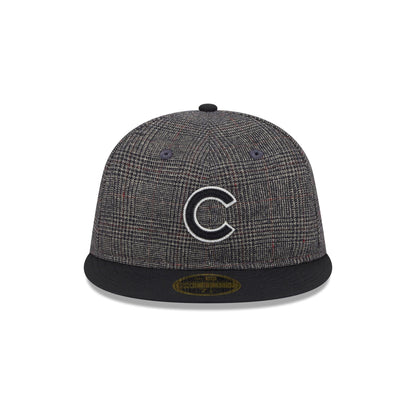 Chicago Cubs Plaid Retro Crown 59FIFTY Fitted Hat