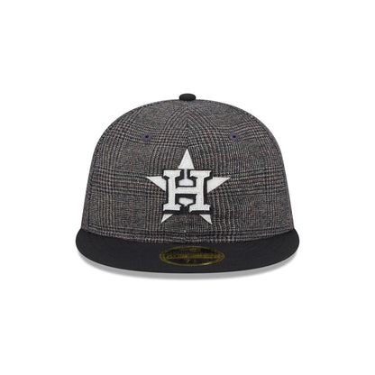 Houston Astros Plaid Retro Crown 59FIFTY Fitted Hat