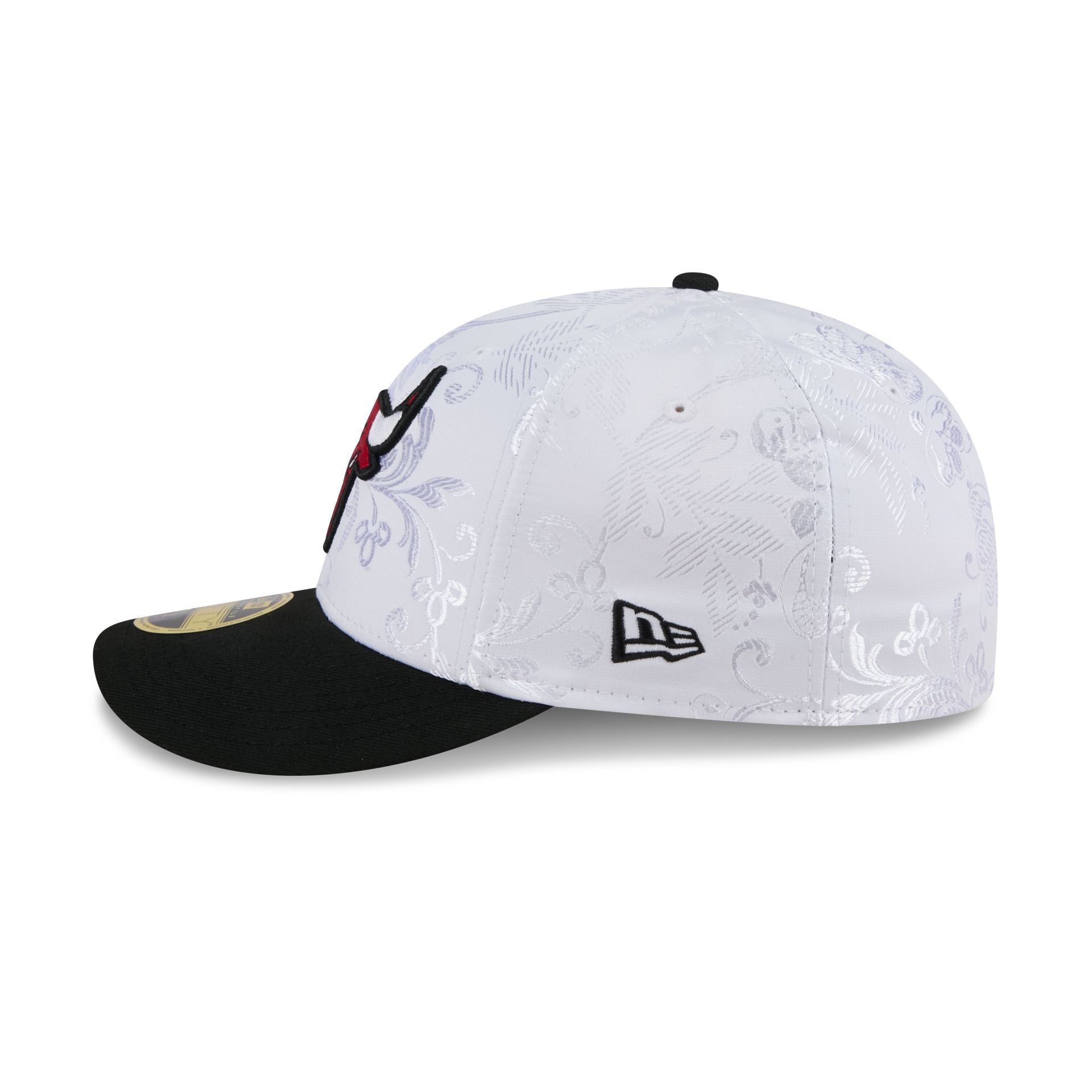 Chicago Bulls Floral Shine Low Profile 59FIFTY Fitted Hat