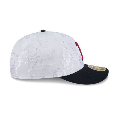 Boston Red Sox Floral Shine Low Profile 59FIFTY Fitted Hat