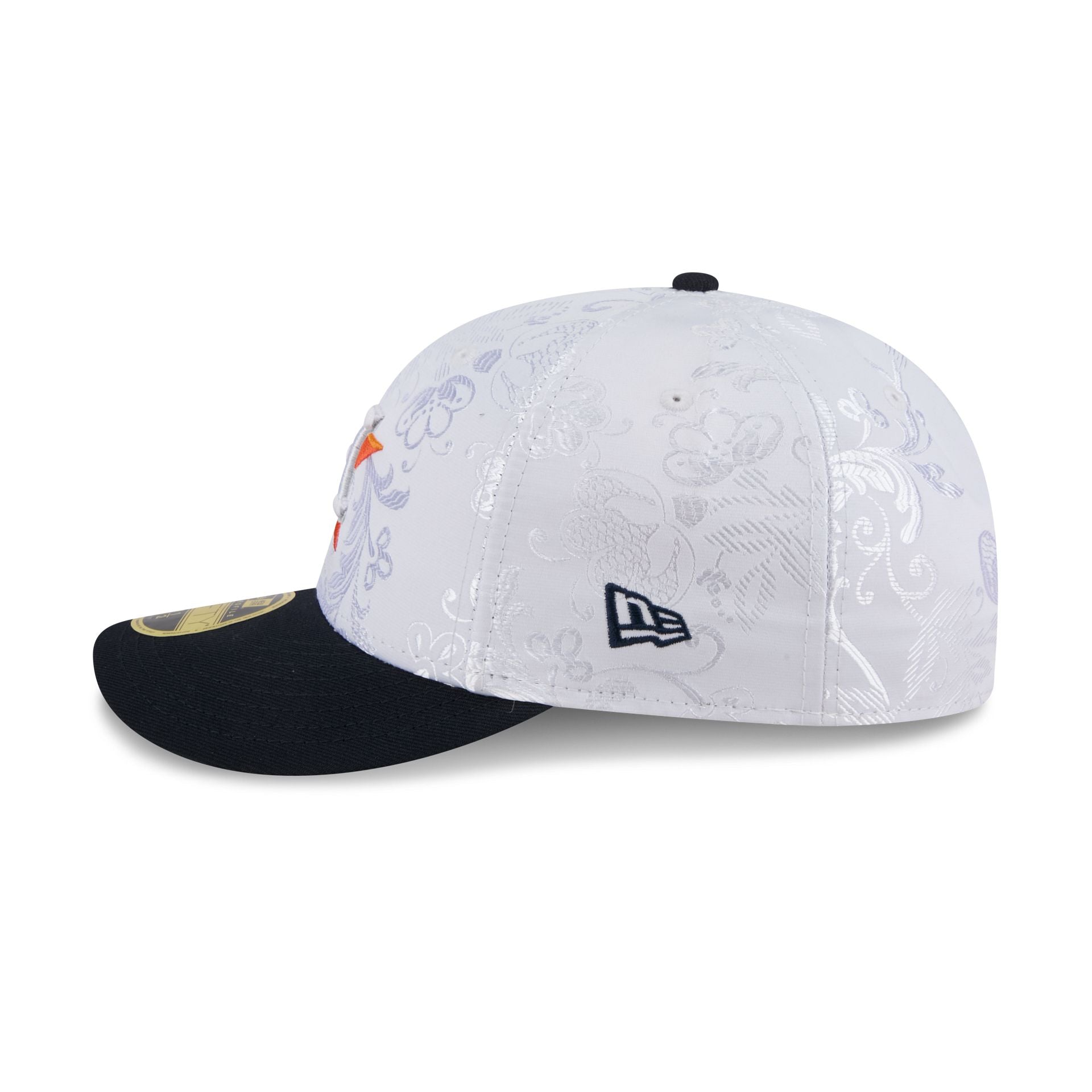 Houston Astros Floral Shine Low Profile 59FIFTY Fitted Hat