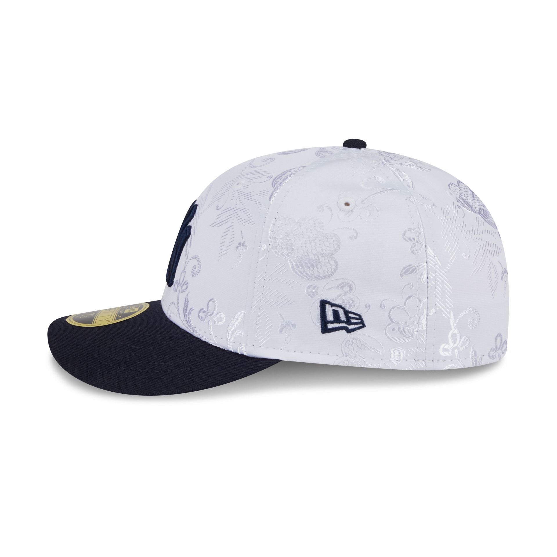 New York Yankees Floral Shine Low Profile 59FIFTY Fitted Hat