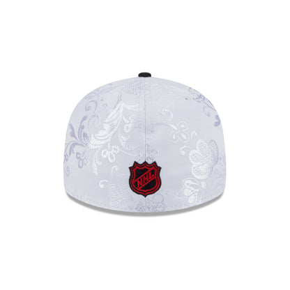 Chicago Blackhawks Floral Shine Low Profile 59FIFTY Fitted Hat