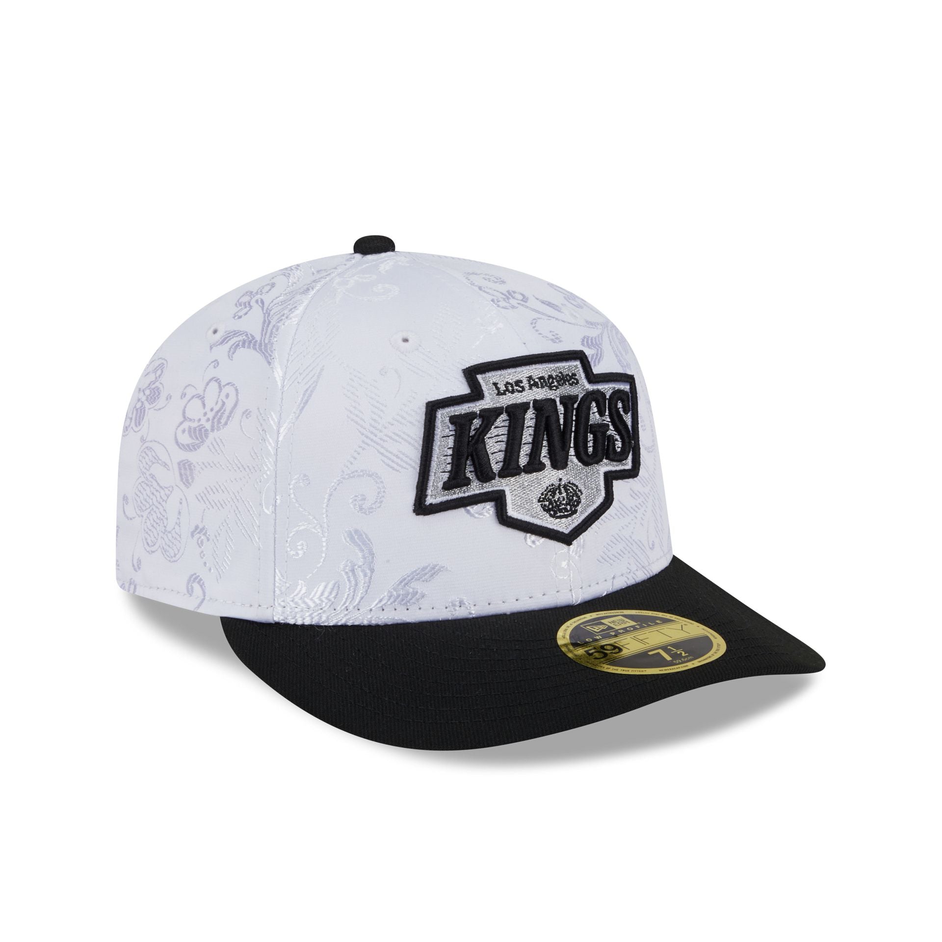 Los Angeles Kings Floral Shine Low Profile 59FIFTY Fitted Hat