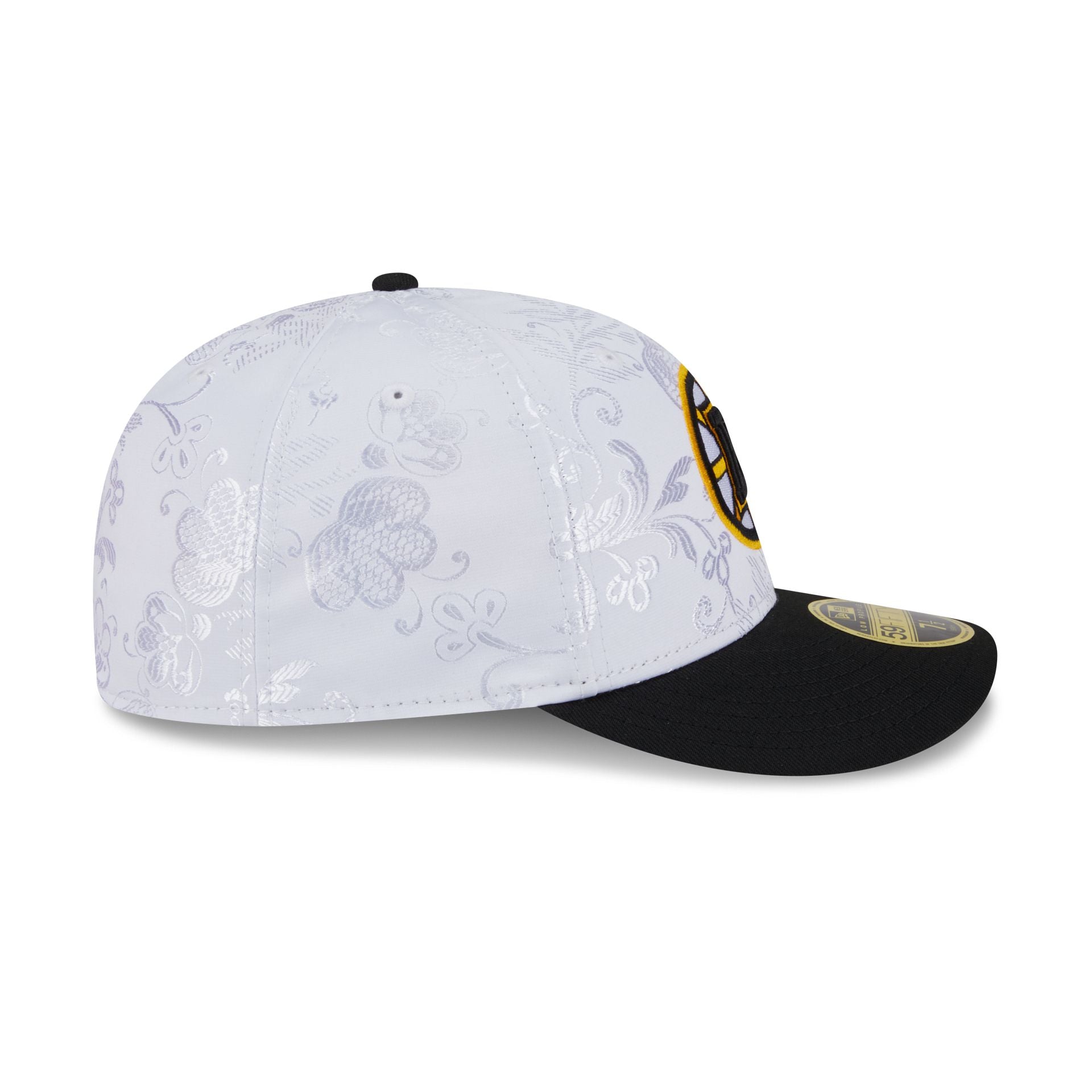 Boston Bruins Floral Shine Low Profile 59FIFTY Fitted Hat