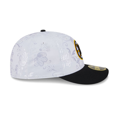 Boston Bruins Floral Shine Low Profile 59FIFTY Fitted Hat