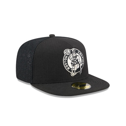 Boston Celtics Black Mesh 59FIFTY A-Frame Fitted Hat