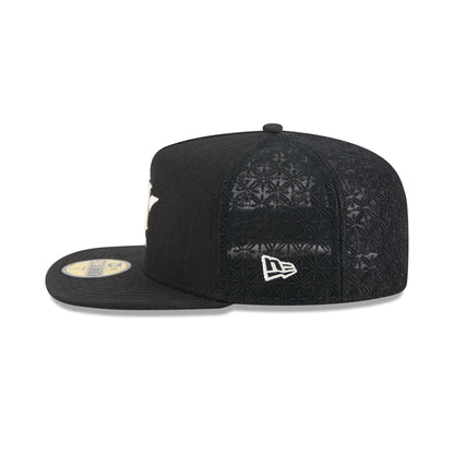 Houston Astros Black Mesh 59FIFTY A-Frame Fitted Hat