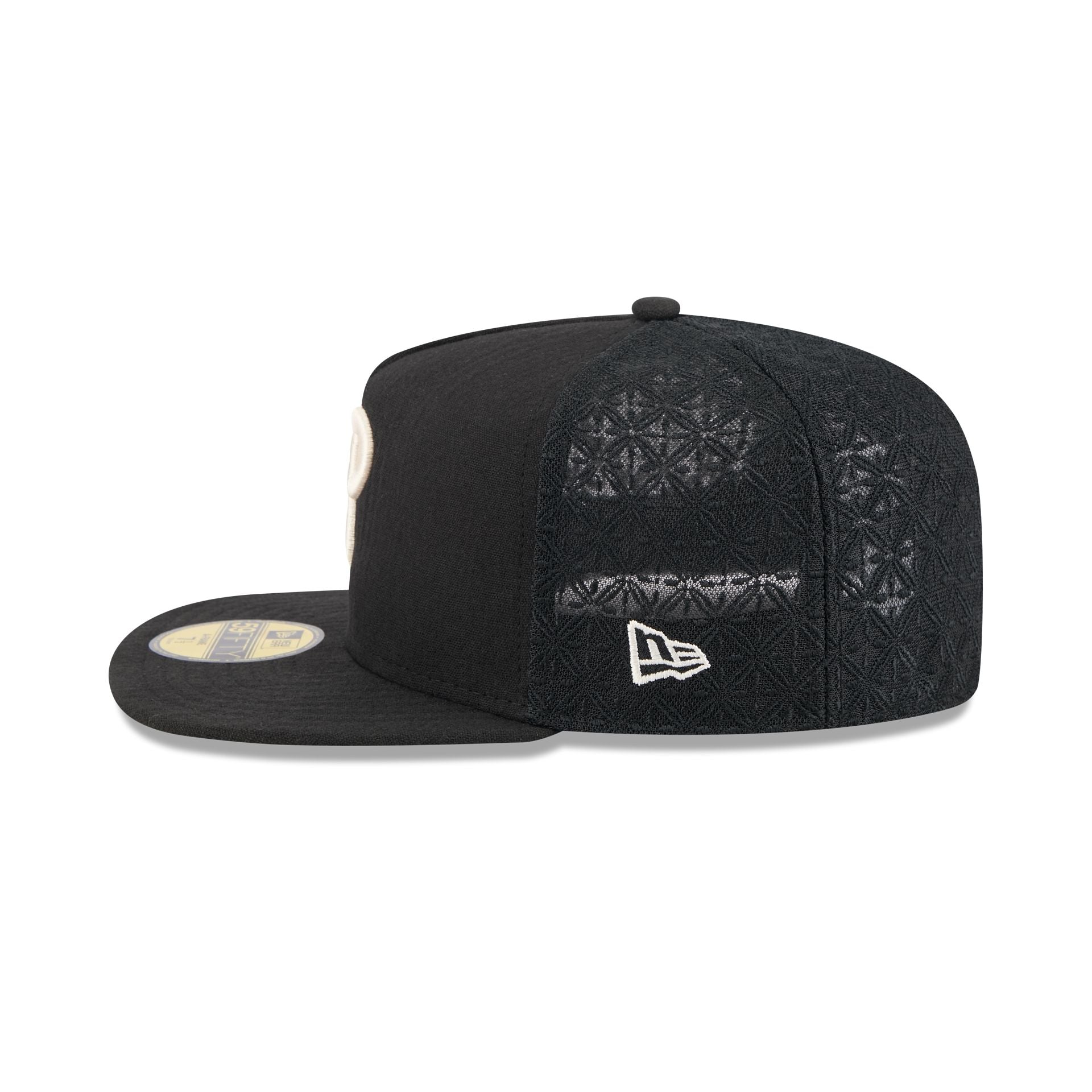 Philadelphia Phillies Black Mesh 59FIFTY A-Frame Fitted Hat