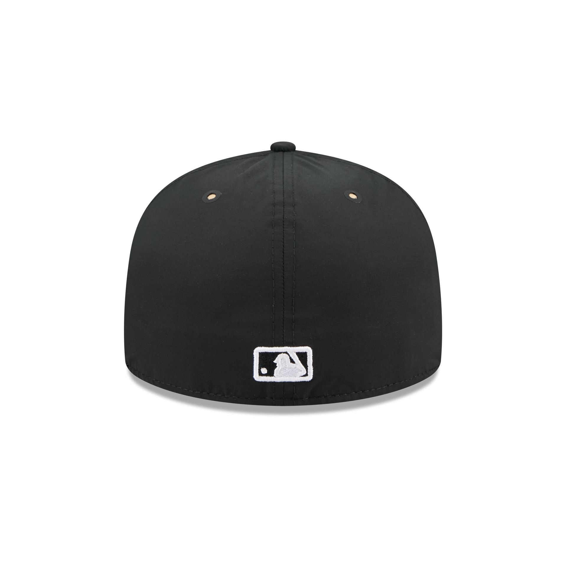 Chicago Cubs Black Poly Rope Split Panel 59FIFTY Fitted Hat