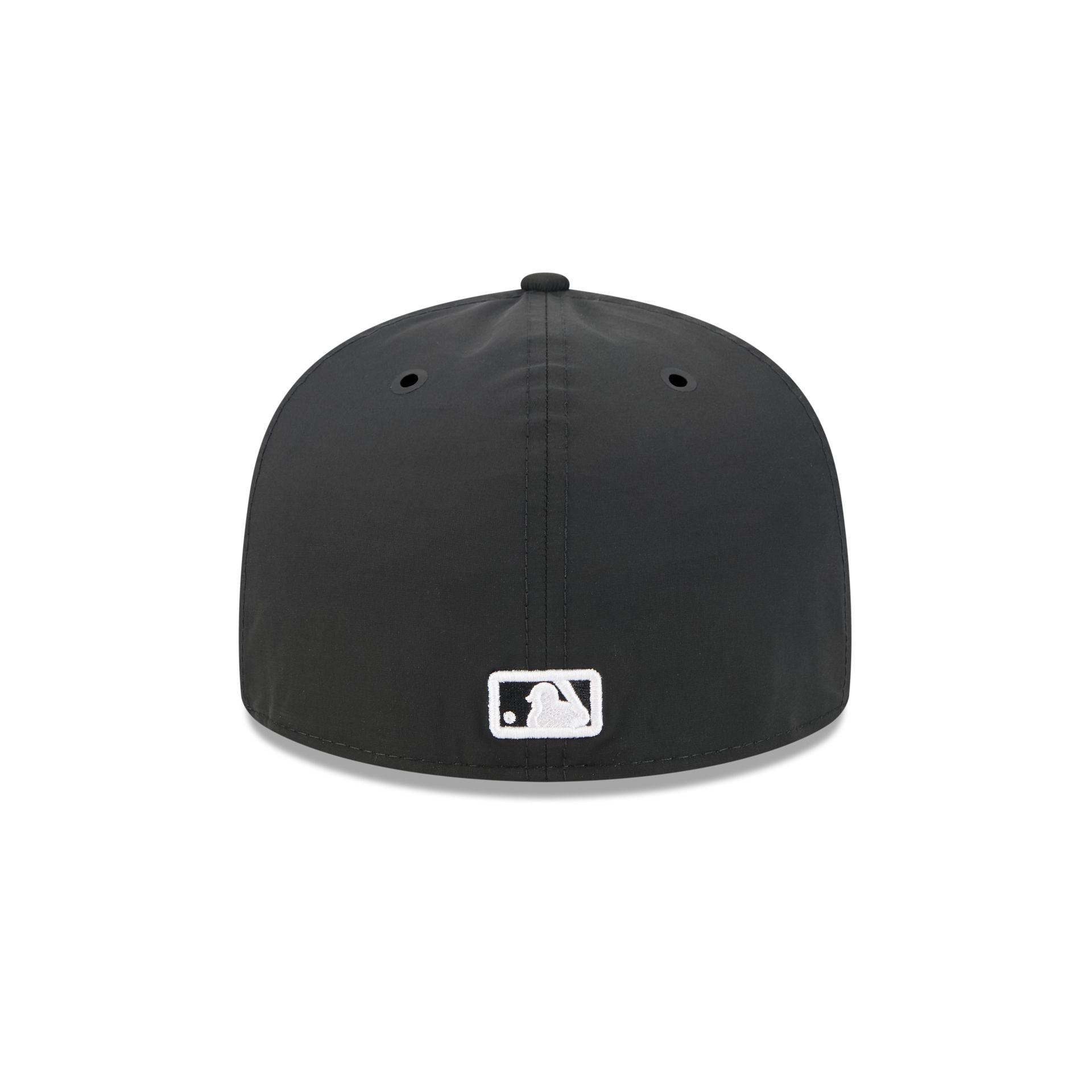 New York Mets Black Poly Rope Split Panel 59FIFTY Fitted Hat