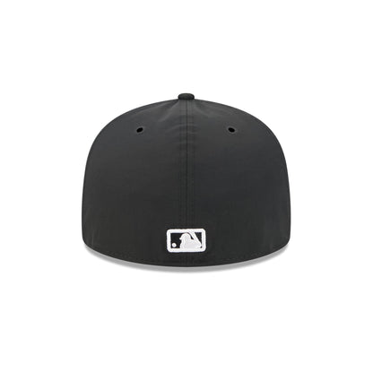 Philadelphia Phillies Black Poly Rope Split Panel 59FIFTY Fitted Hat