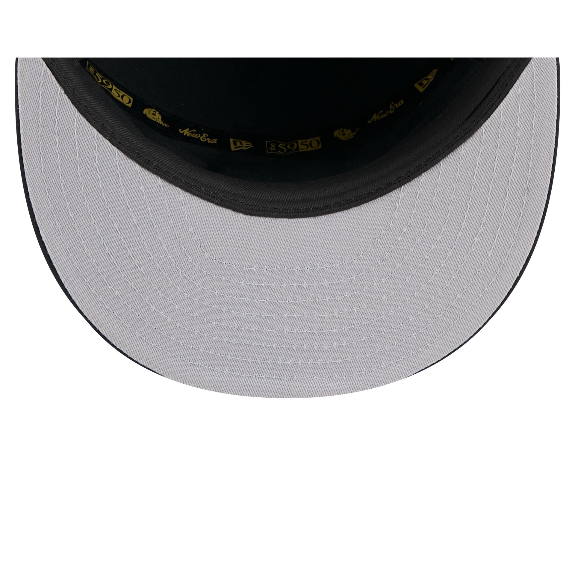 Los Angeles Kings Black Poly Rope Split Panel 59FIFTY Fitted Hat