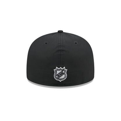 Boston Bruins Black Poly Rope Split Panel 59FIFTY Fitted Hat