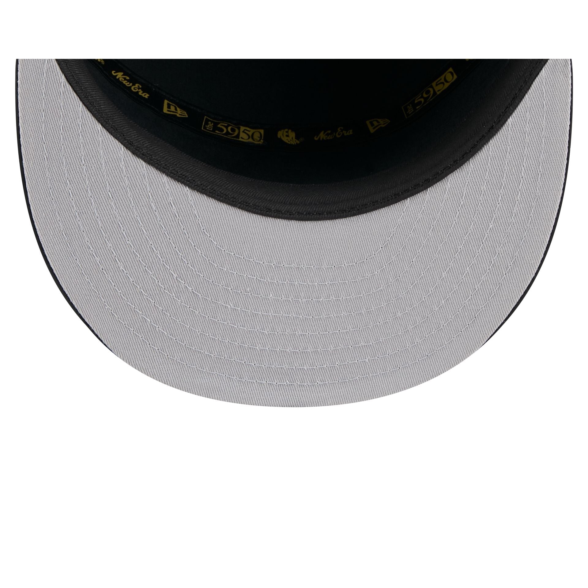Boston Bruins Black Poly Rope Split Panel 59FIFTY Fitted Hat