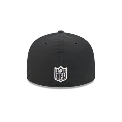 Philadelphia Eagles Black Poly Rope Split Panel 59FIFTY Fitted Hat