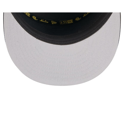 Philadelphia Eagles Black Poly Rope Split Panel 59FIFTY Fitted Hat