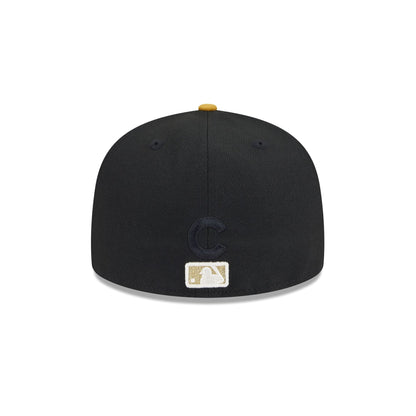 Chicago Cubs Metallic Gold Logo 59FIFTY Fitted Hat