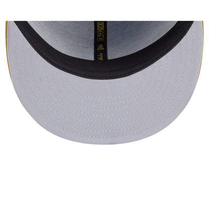 Chicago Cubs Metallic Gold Logo 59FIFTY Fitted Hat