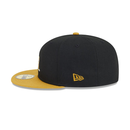Colorado Rockies Metallic Gold Logo 59FIFTY Fitted Hat