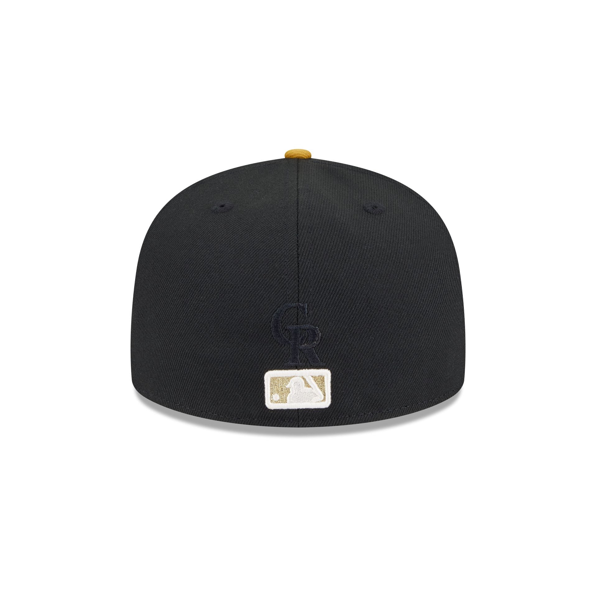 Colorado Rockies Metallic Gold Logo 59FIFTY Fitted Hat