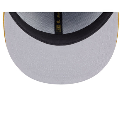 Colorado Rockies Metallic Gold Logo 59FIFTY Fitted Hat
