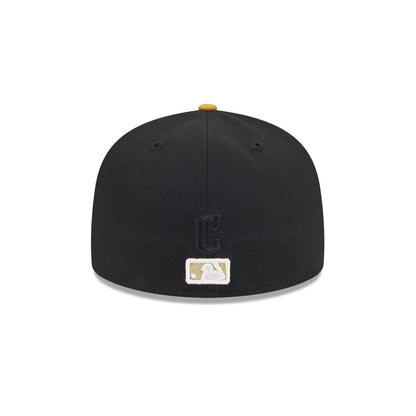 Cleveland Guardians Metallic Gold Logo 59FIFTY Fitted Hat