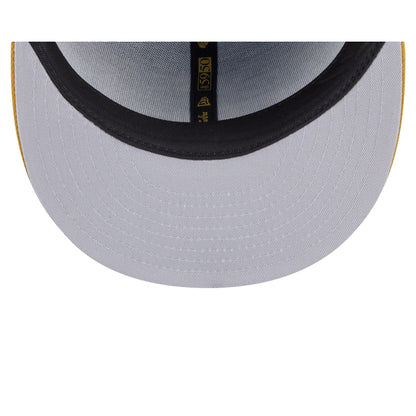 Cleveland Guardians Metallic Gold Logo 59FIFTY Fitted Hat