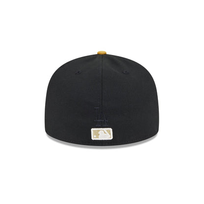 Los Angeles Dodgers Metallic Gold Logo 59FIFTY Fitted Hat