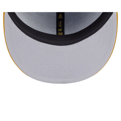 Los Angeles Dodgers Metallic Gold Logo 59FIFTY Fitted Hat
