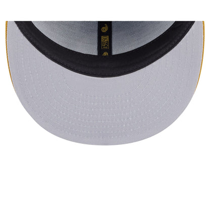 Golden State Warriors Metallic Gold Logo 59FIFTY Fitted Hat
