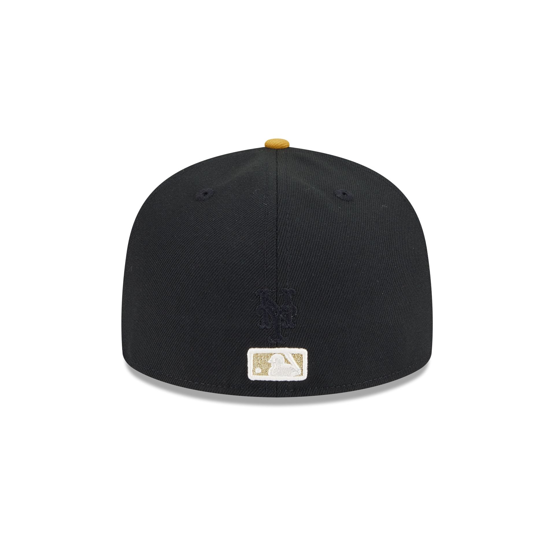 New York Mets Metallic Gold Logo 59FIFTY Fitted Hat